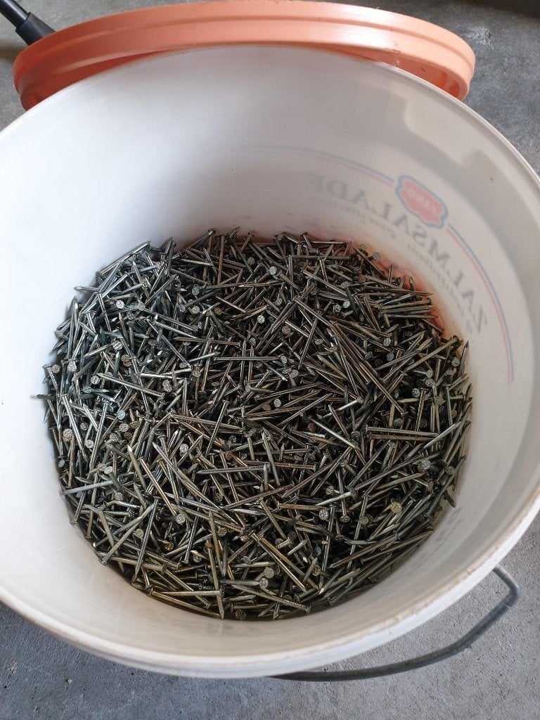Spijkers 2,7 kg - 30mm x 2mm, Ophalen of Verzenden, Nieuw, Minder dan 50 mm, Spijkers