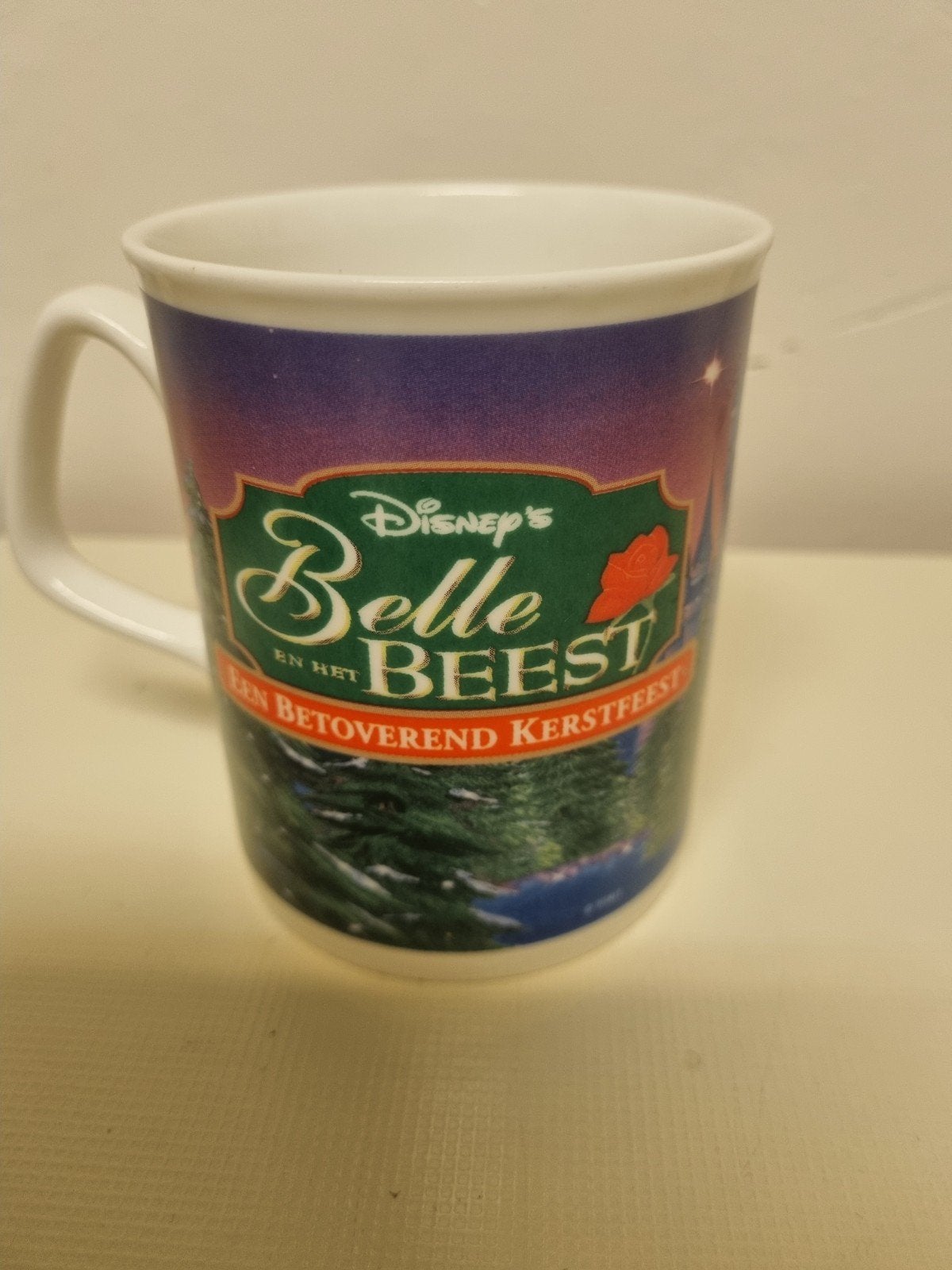 Belle en het beest Disney mok, Ophalen of Verzenden, Assepoester of Belle, Zo goed als nieuw, Servies