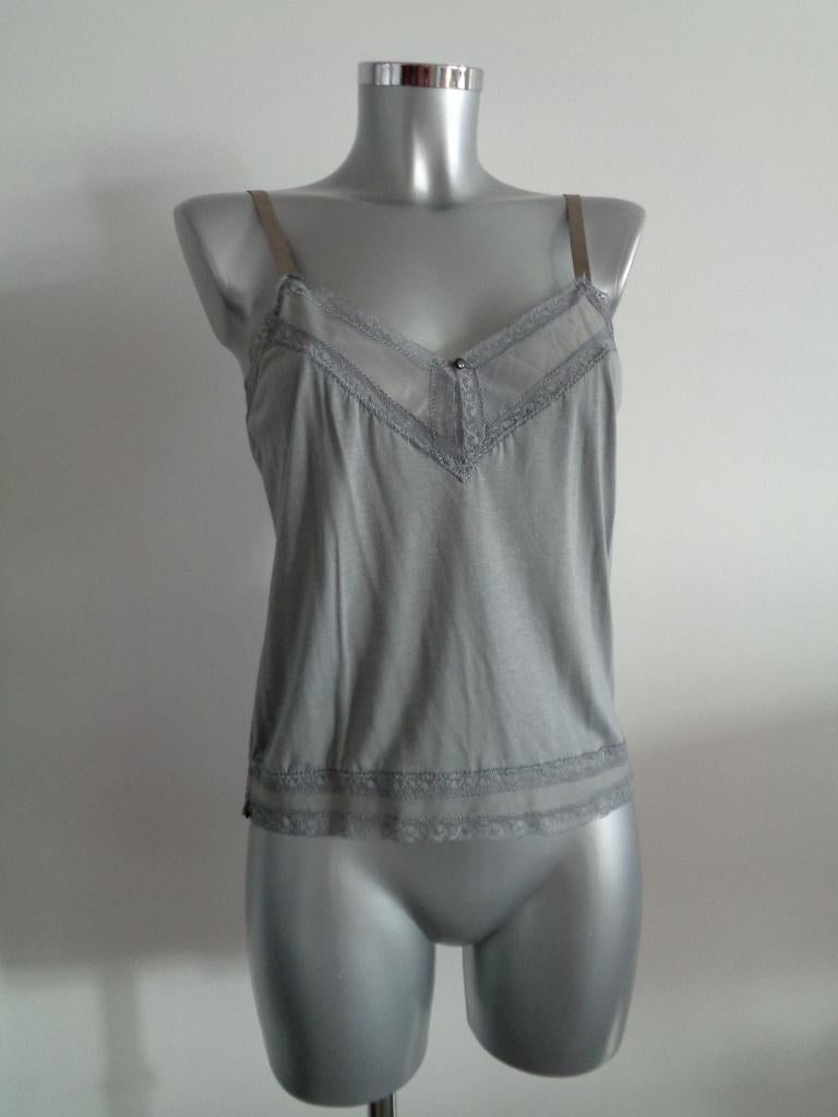 By Malene Birger top antraciet, maat large, NIEUW, kaartjes, Maat 38/40 (M), Nieuw, Ophalen of Verzenden, By Malene Birger