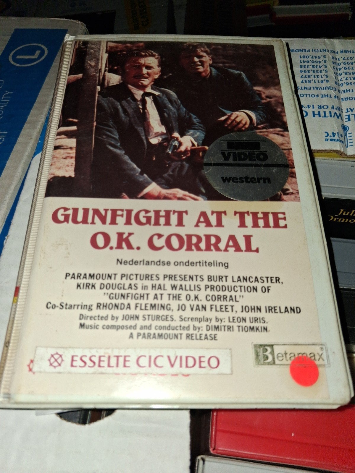 Betamax ex-rental  - Gunfight At Ok Corral, Vanaf 16 jaar, Ophalen of Verzenden, Gebruikt, Horror