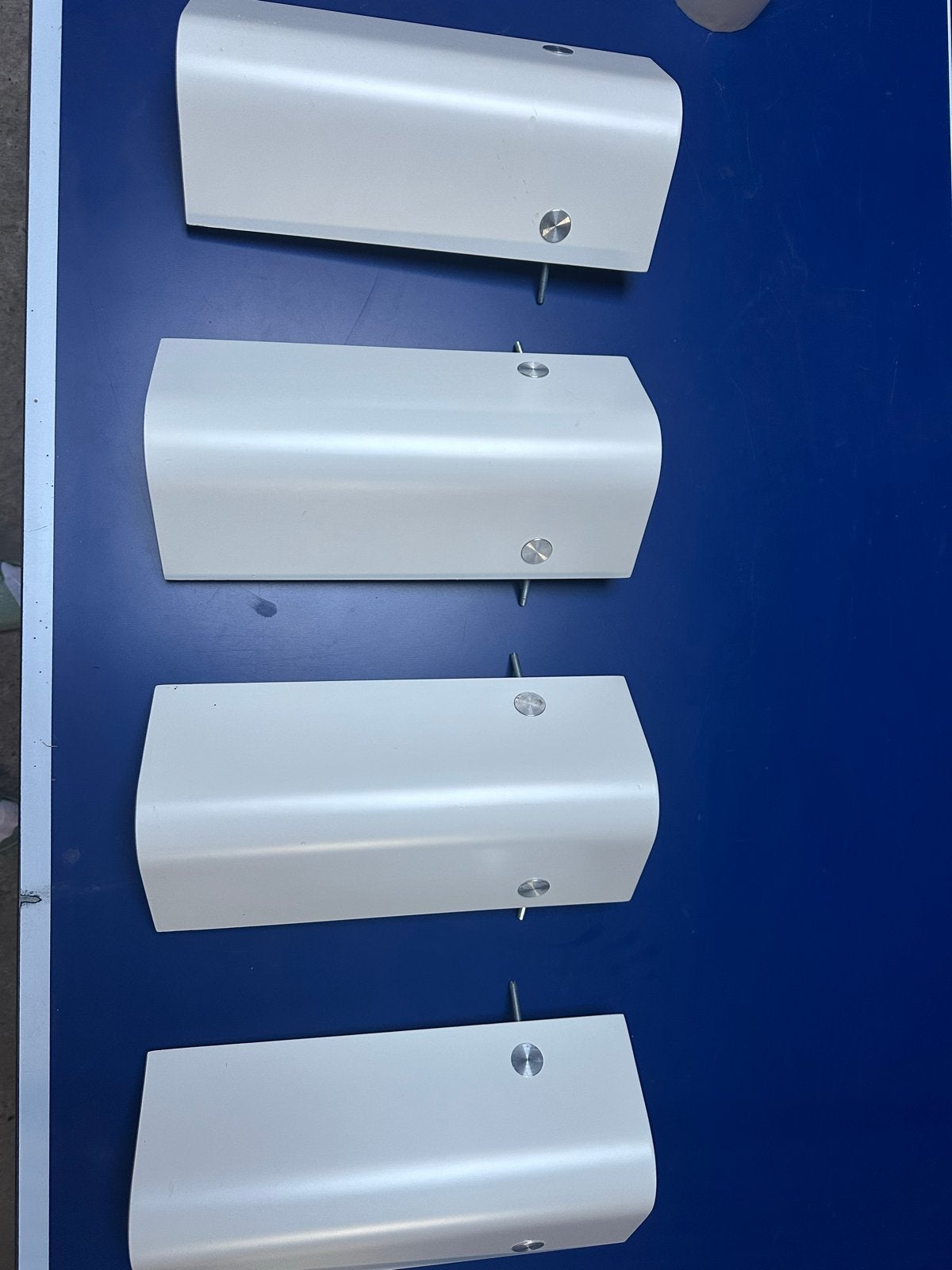 4 Auping Auronde poten - Gebruikt, Ophalen, Gebruikt, Wit, Metaal