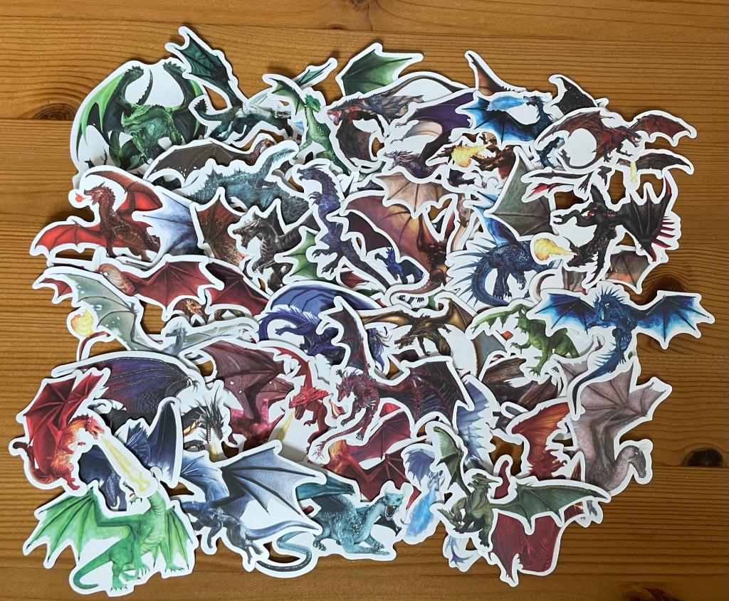 Draken stickers, Verzenden, Nieuw, Meerdere stickers