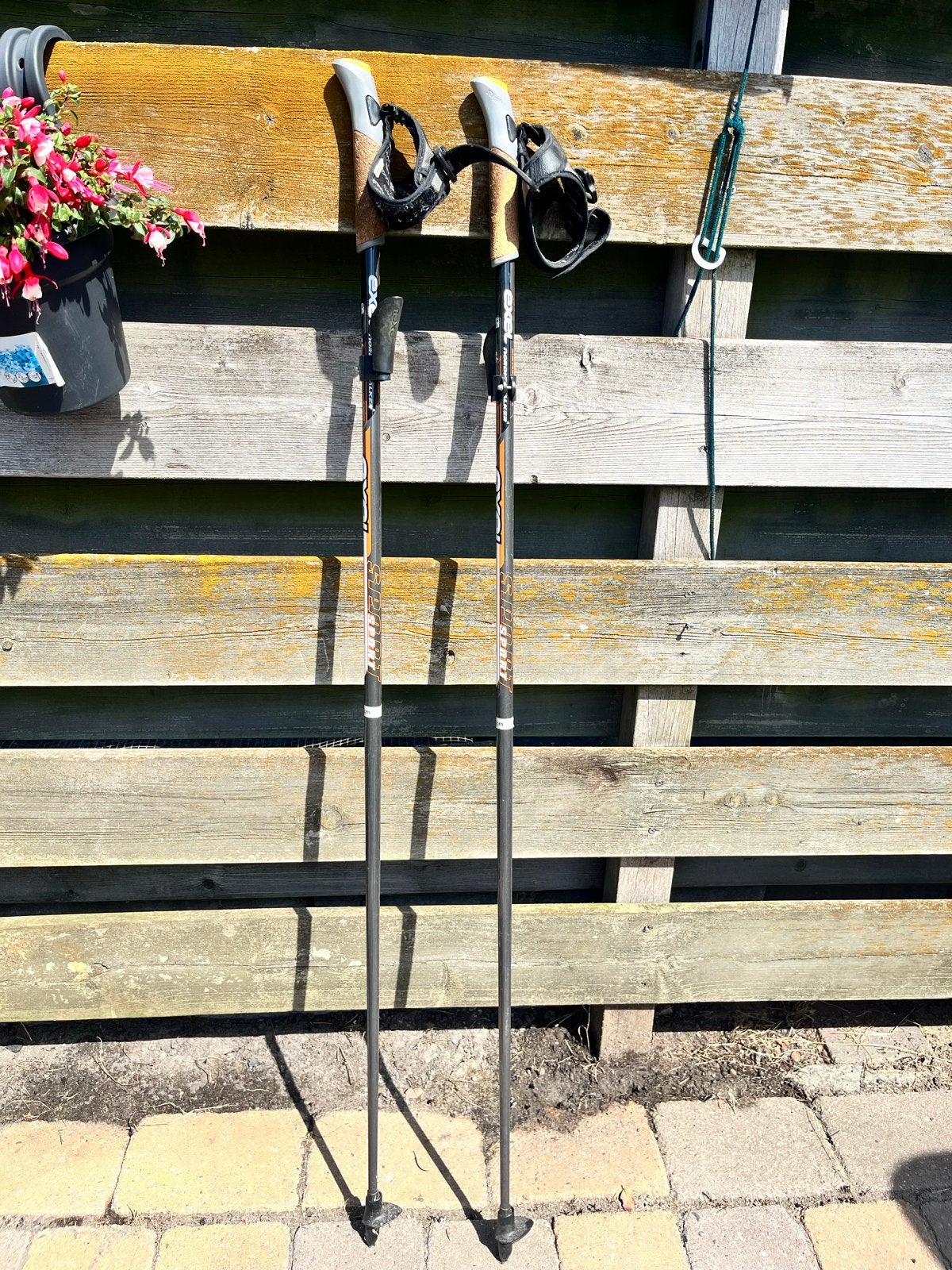 Exel Nordic walking stokken, Ophalen, Gebruikt