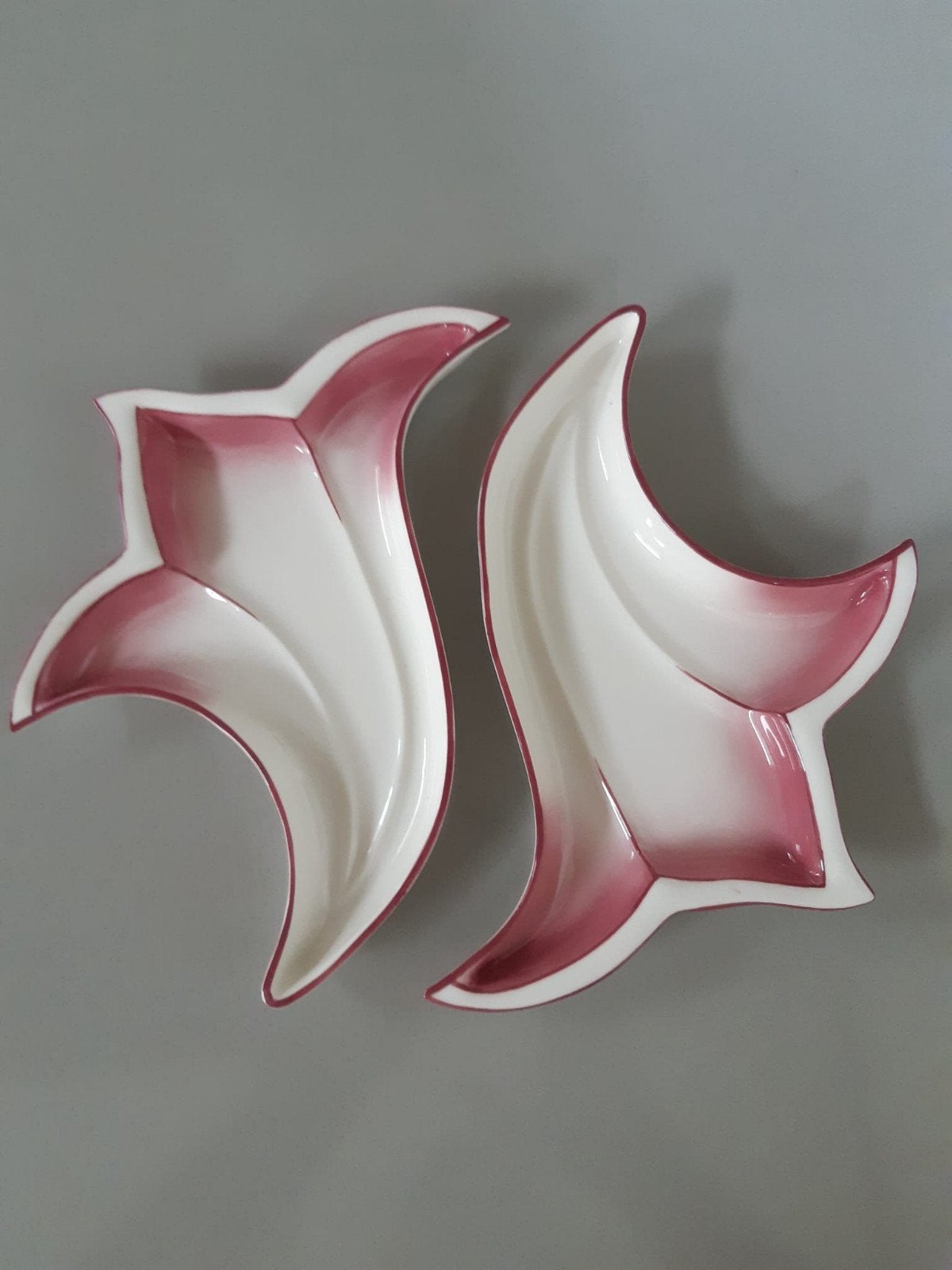 2 Bloemvormige Schalen Villeroy en Boch Romantic Spring, Ophalen of Verzenden, Overige stijlen, Porselein, Schaal of Schalen