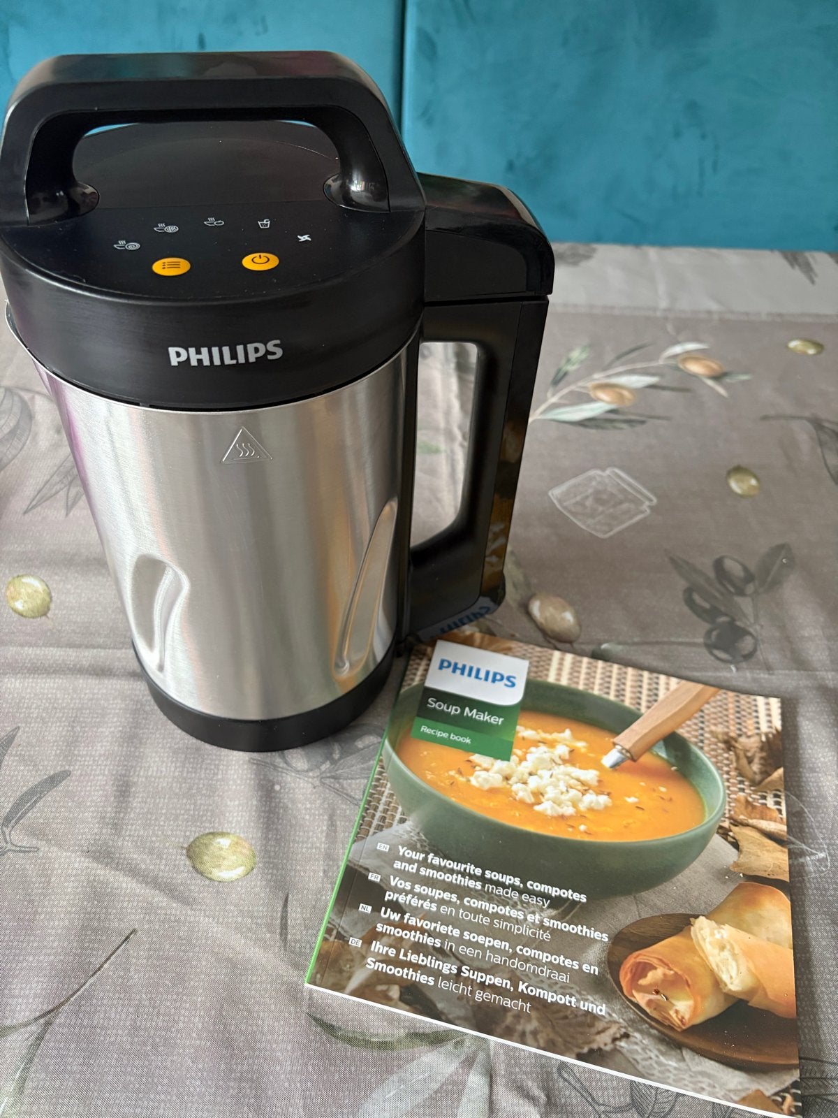 Nieuwe Philips Soepmaker 1,2L, Witgoed en Apparatuur, Keukenmixers, 1 tot 2 liter, Ophalen of Verzenden, Nieuw, 3 snelheden of meer