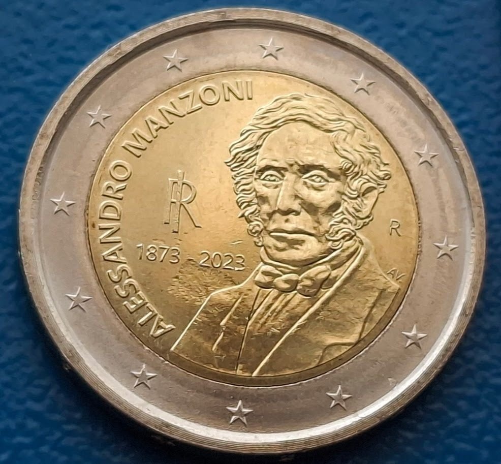 Italië 2 Euro "Manzoni" - 2023, Verzenden, Italië, 2 euro