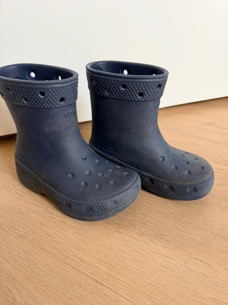 Crocs | regenlaarzen kids | maat 10, Ophalen of Verzenden, Gebruikt, Jongen of Meisje, Laarzen