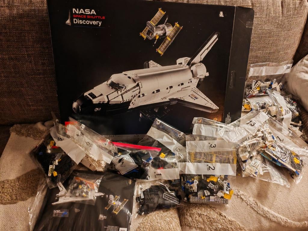 Lego Space Shuttle 10283, Ophalen, Compleet, Lego, Zo goed als nieuw