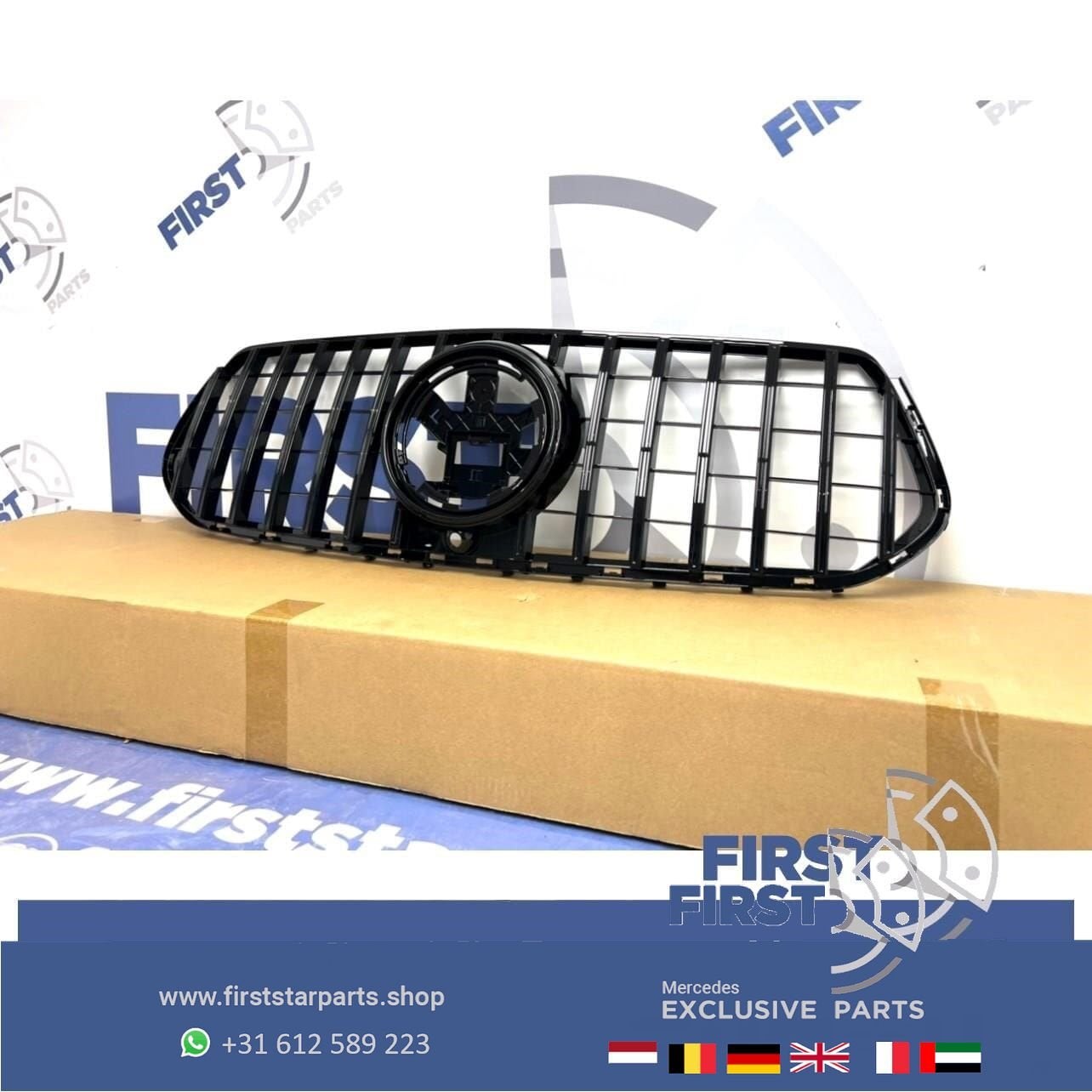 W167 C167 GLE KLASSE AMG GT LINE GRIL 2018-2022 PANAMERCANA, Gebruikt, -, Ophalen of Verzenden, -
