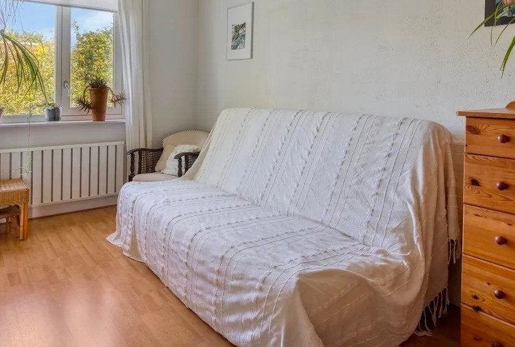slaapbank met lattenbodem en opbergruimte, Ophalen, Modern en functioneel, Gebruikt, 90 cm