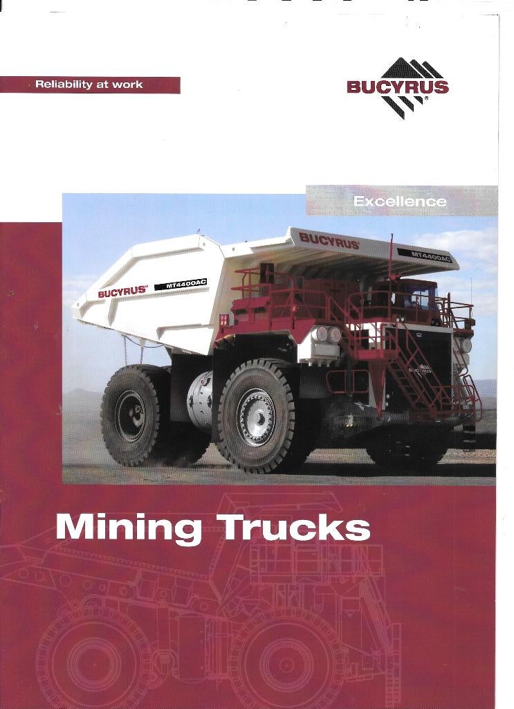 BUCYRUS MINING TRUCKS, Ophalen of Verzenden, Zo goed als nieuw, Overige merken