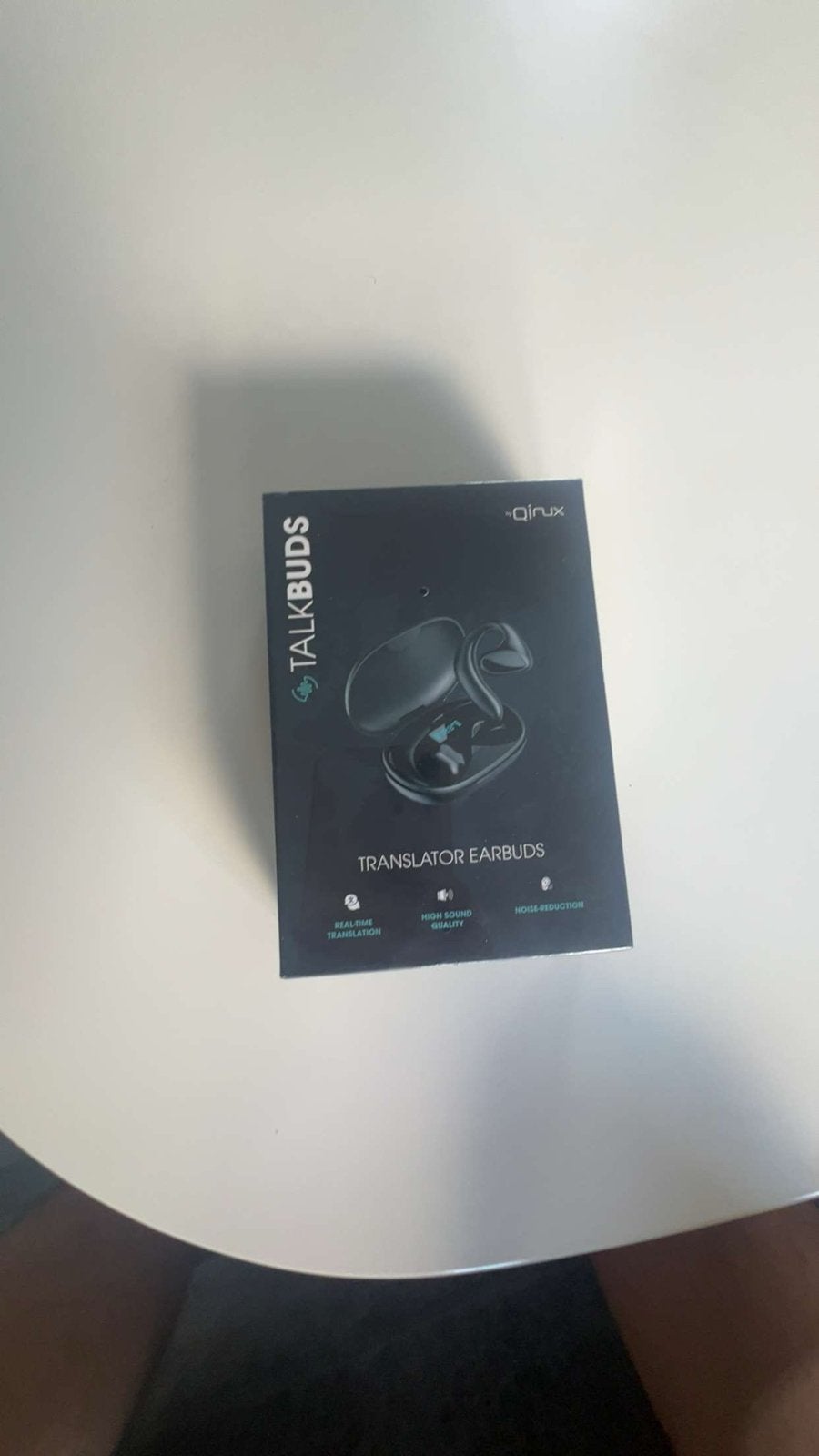 Qirux Talkbuds Translator Earbuds - Nieuw in doos, In-ear, Bluetooth, Nieuw, Zwart