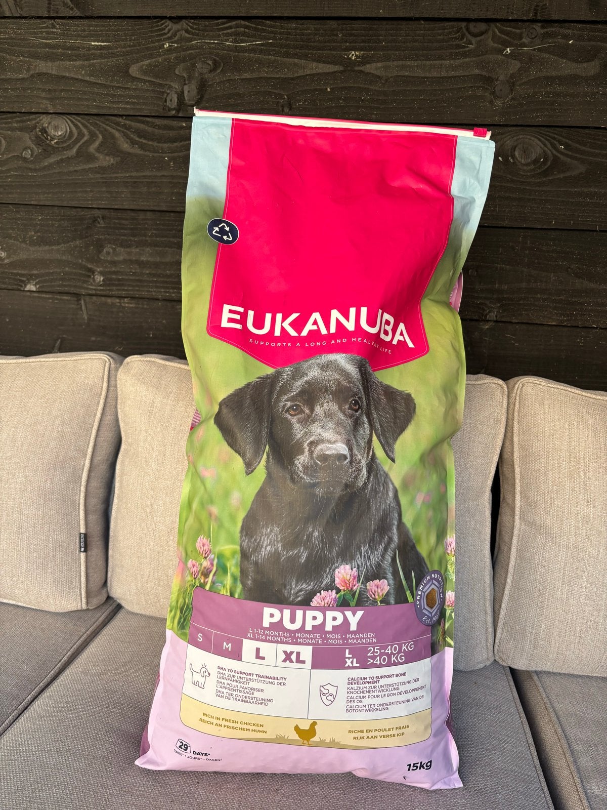 Eukanuba Puppy L/XL Kip & Rijst 15kg, Dieren en Toebehoren, Ophalen of Verzenden, Hond