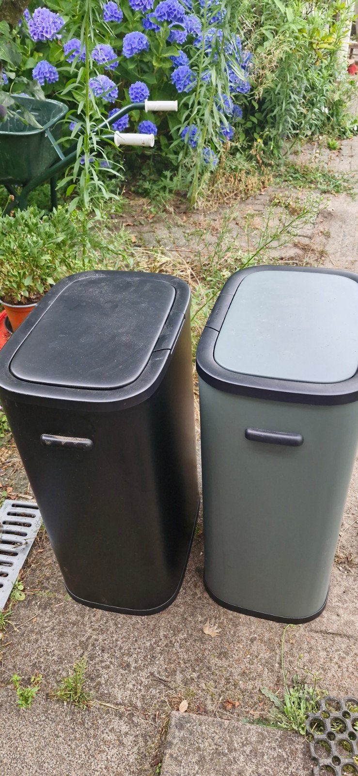 Prullenbak 63 cm hoog, 40 x 29 cm, 40 liter of meer, Ophalen, Gebruikt, 50 – 75