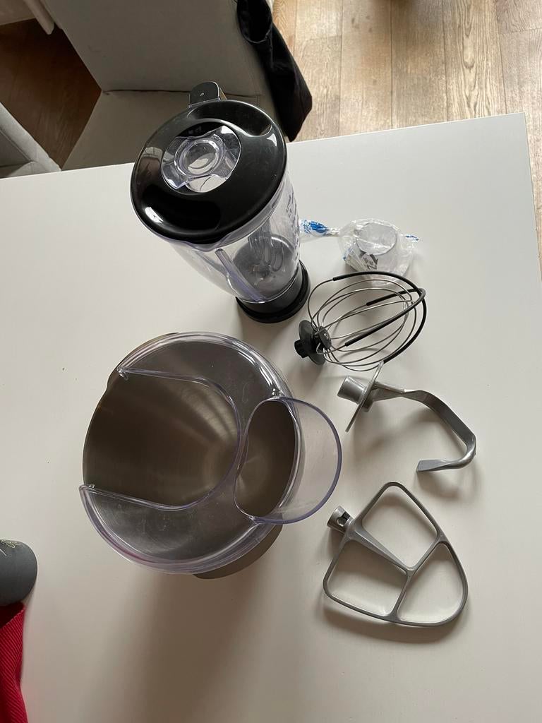 Tefal onderdelen - Blender, garde, deeghaak, platte klopper, 1 tot 2 liter, Ophalen, Zo goed als nieuw