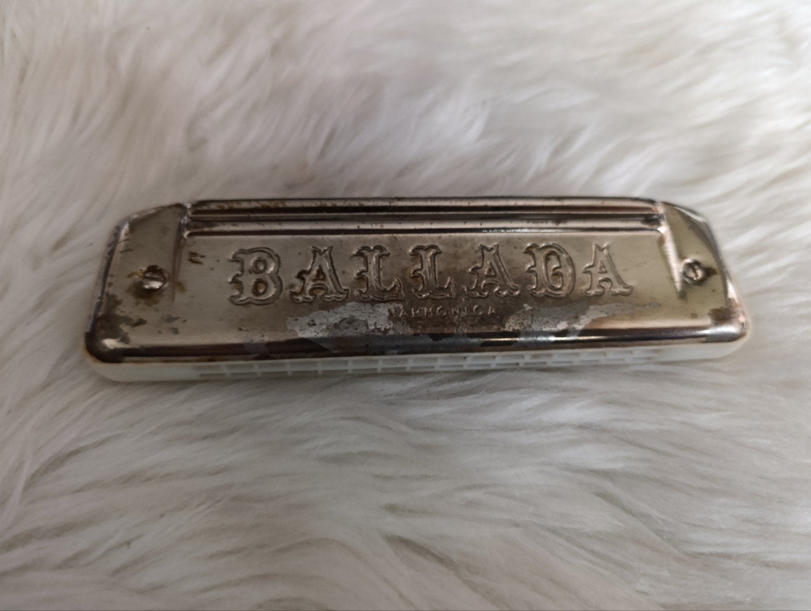 Vintage Ballada Mondharmonica, Ophalen of Verzenden, Gebruikt, Diatonisch, Overige typen