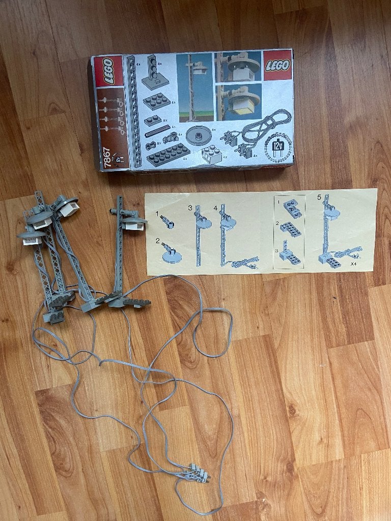 Lego 7867 Verlichting voor treinset (4 stuks), Kinderen en Baby's, Speelgoed | Duplo en Lego, Compleet, Overige thema's, Lego