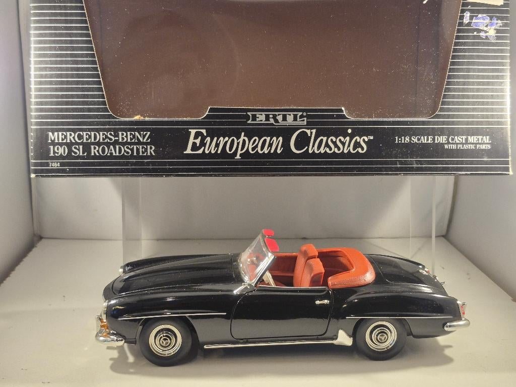 Mercedes-Benz 190SL  Roadster '55-'63 Classic Car Ertl 1:18, Hobby en Vrije tijd, Modelauto's | 1:18, Ophalen of Verzenden, Zo goed als nieuw