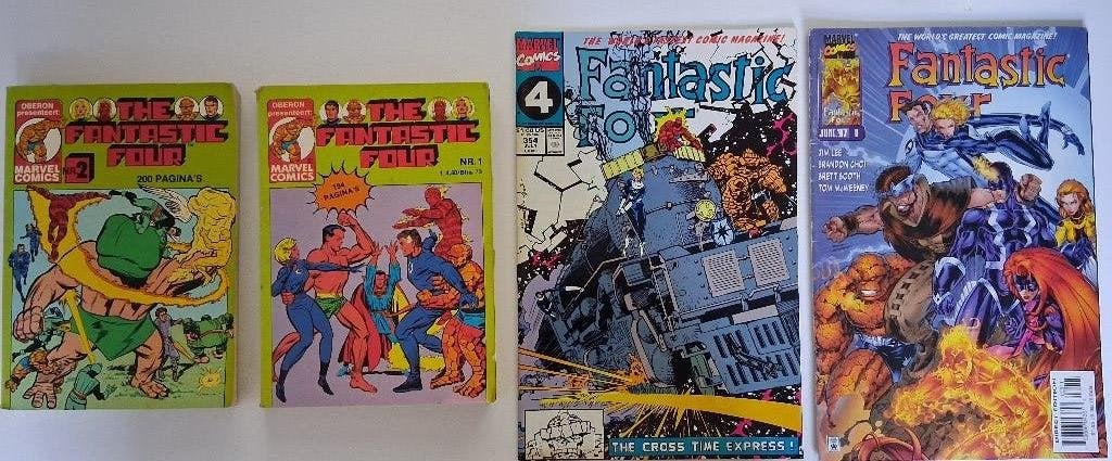 Divers Fantastic Four stripboekpakketje, Gelezen, Amerika, Marvel Comics, Ophalen of Verzenden