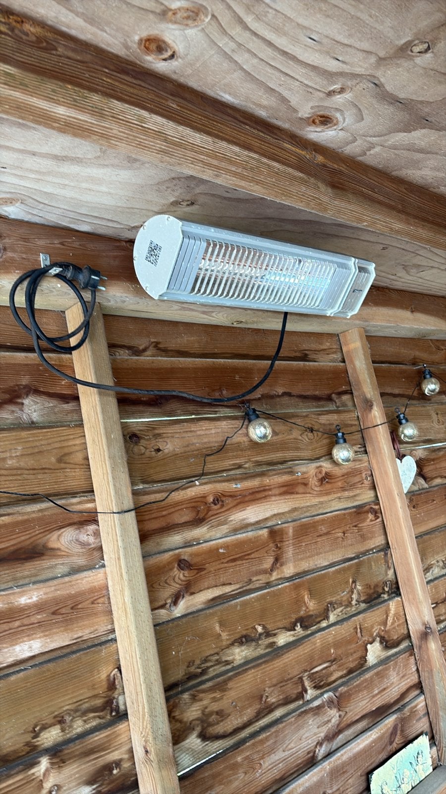 Eurom Golden 2000 Amber Smart Terrasverwarmer, Gebruikt, Waterbestendig, Wand, Ophalen