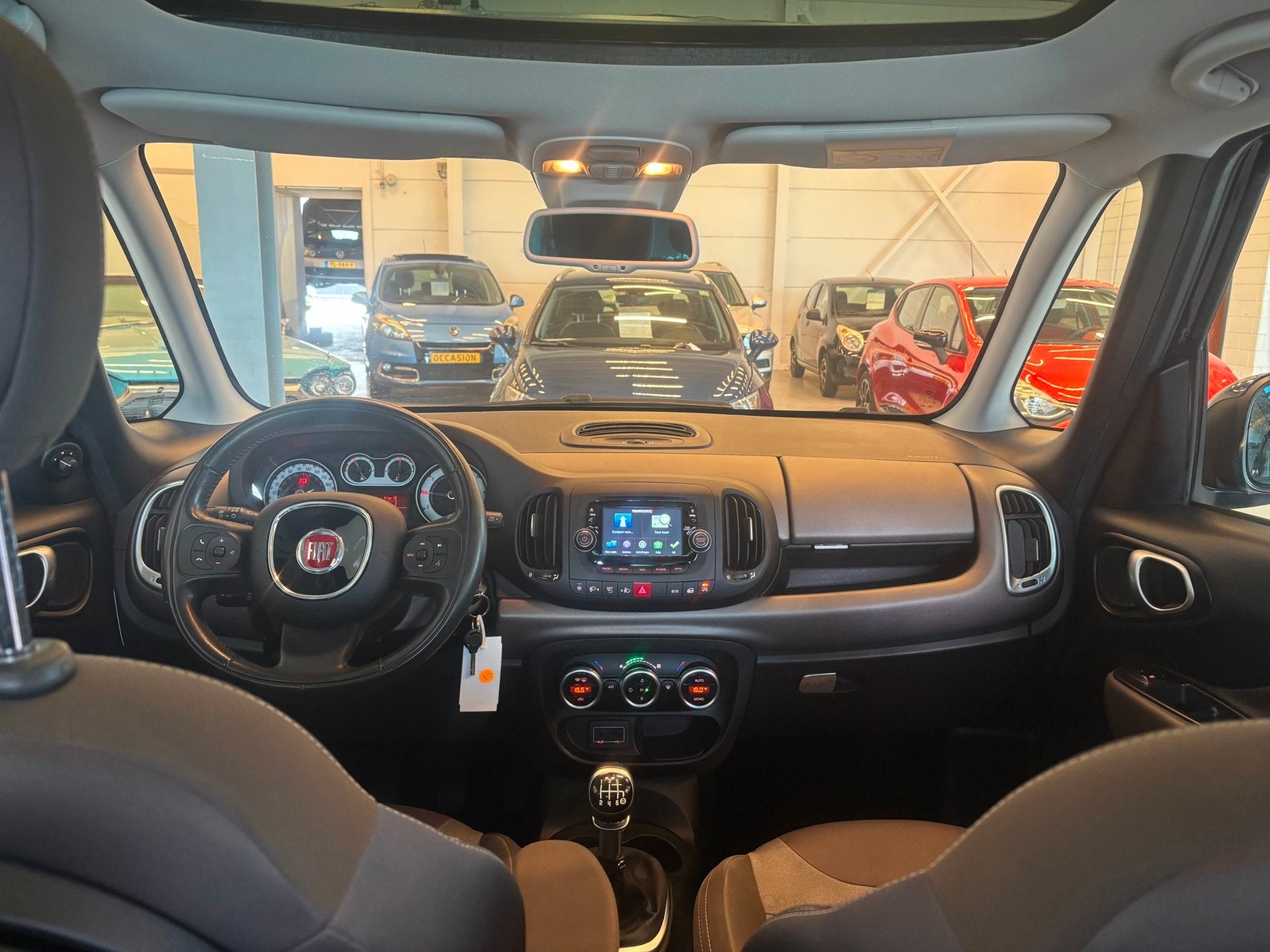 Fiat 500 L 0.9 TwinAir Lounge | Panoramadak | Cruise | PDC |, Auto's, Fiat, Stof, Gebruikt, Euro 6, Origineel Nederlands