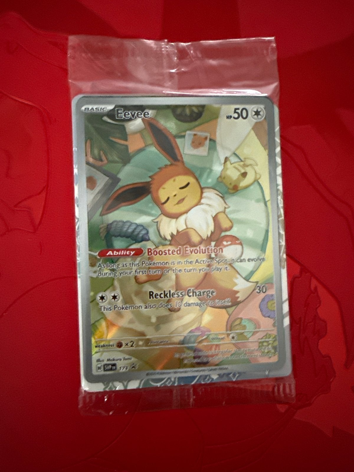 Eevee 173 Promo sealed, Ophalen of Verzenden, Nieuw, Losse kaart, Foil