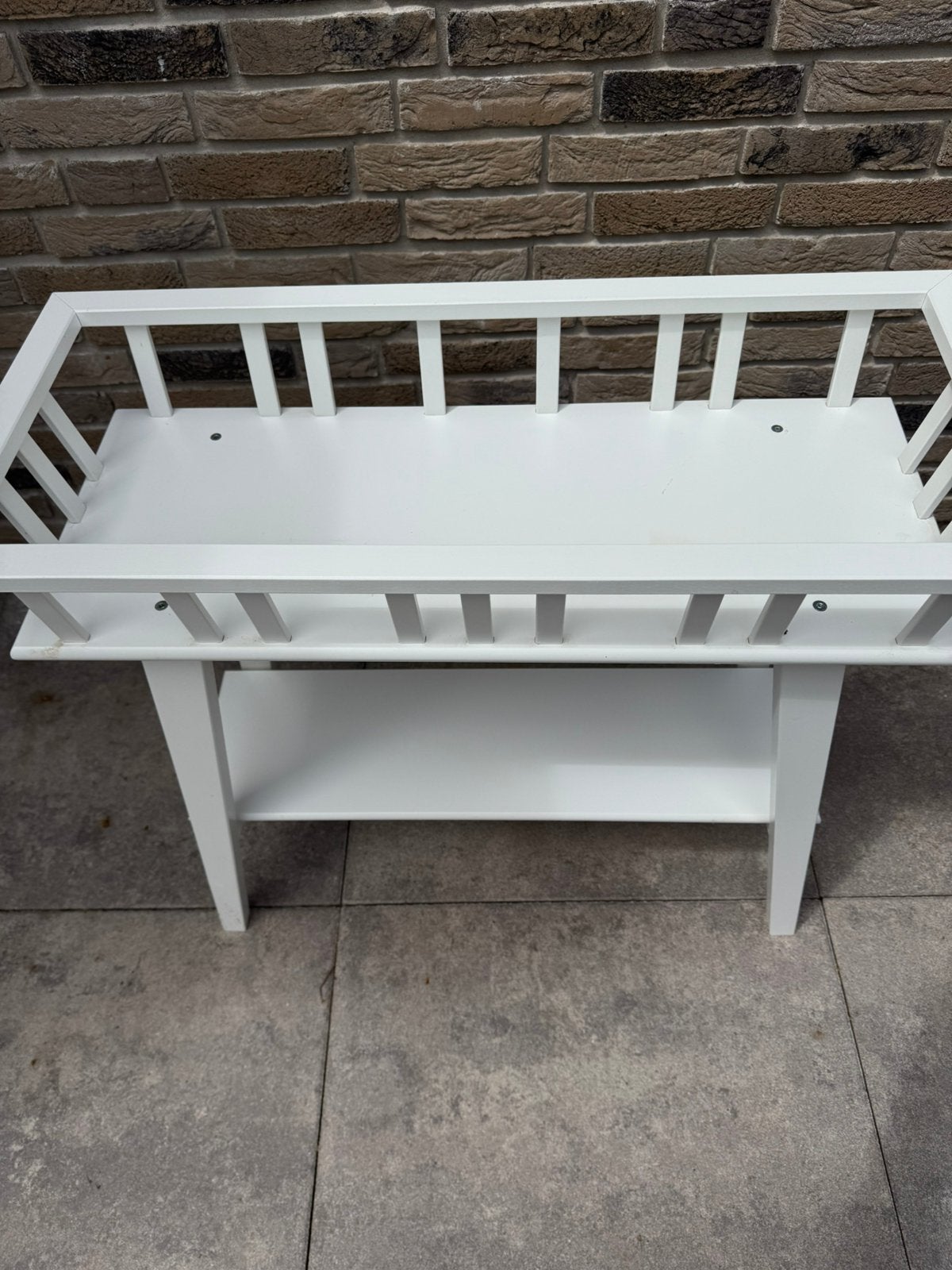 Tafeltje Ikea, Ophalen, 50 tot 100 cm, Wit, Zo goed als nieuw