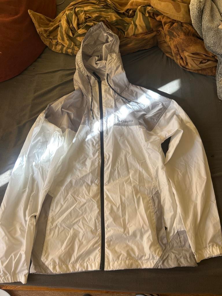 Columbia Windbreaker Jas, Verzenden, Zo goed als nieuw, Wit