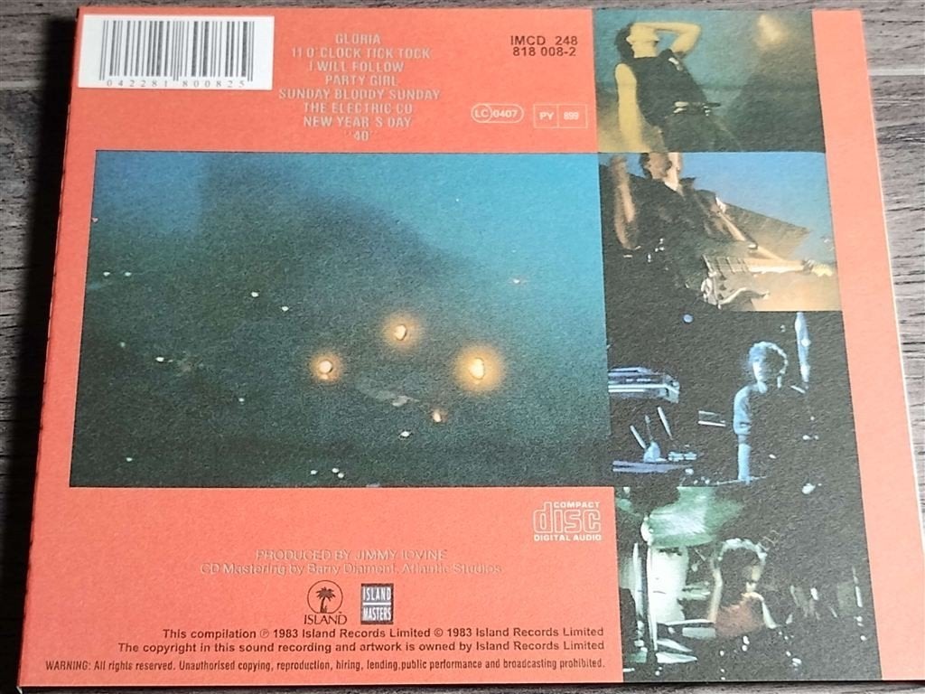 U2 - Under A Blood Red Sky, Ophalen of Verzenden, Zo goed als nieuw