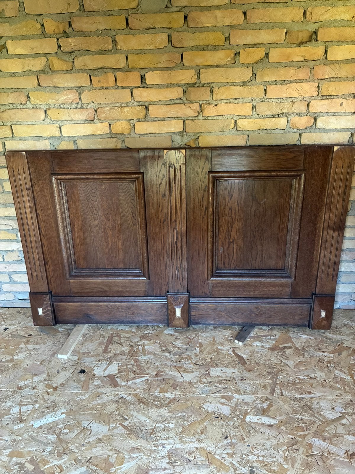 Antiek eiken paneel, meubel, café, kerk, decoratief, Ophalen