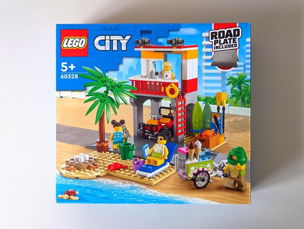 LEGO City Strandwachter Uitkijkpost | #60328, Kinderen en Baby's, Speelgoed | Duplo en Lego, Ophalen of Verzenden, Nieuw, Complete set
