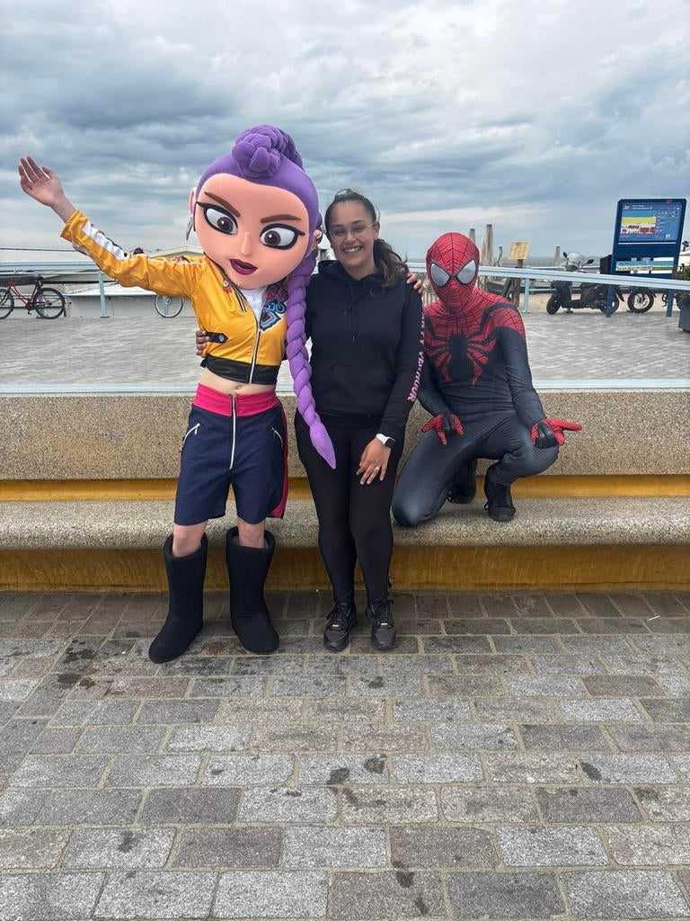 Spiderman mascotte ‼️Actie‼️, Ophalen, Zo goed als nieuw, Overige