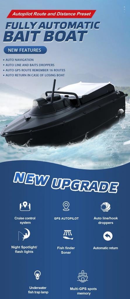 Voerboot nieuw gefabriceerd in Duitsland, Watersport en Boten, Ophalen of Verzenden, Nieuw, Overige typen