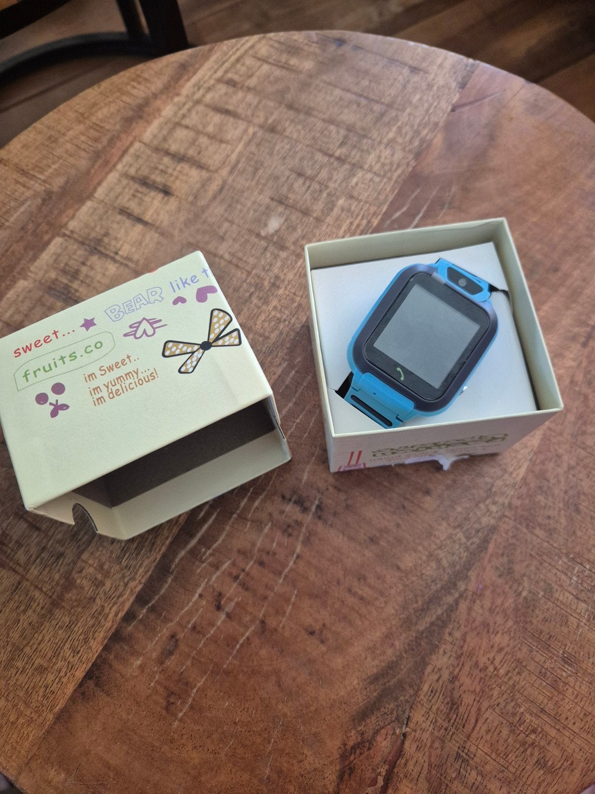 Kinder Smartwatch Blauw - nieuw, Ophalen of Verzenden, Zo goed als nieuw, Stappen, Android