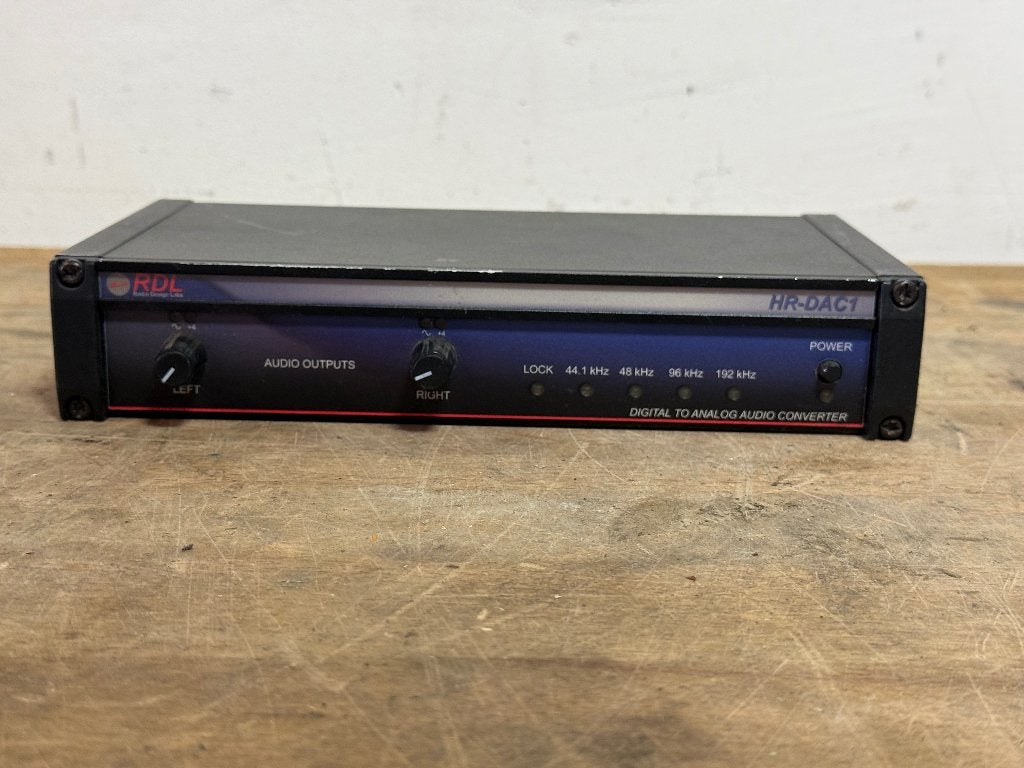 RDL HR-DAC1 Audio Converter Digital to Analog, Ophalen of Verzenden, Zo goed als nieuw