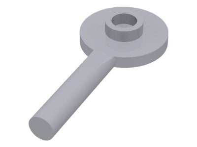 Lego Light Bluish Gray Minifigure, Utensil Signal Paddle, Kinderen en Baby's, Gebruikt, Overige thema's, Lego, Accessoire
