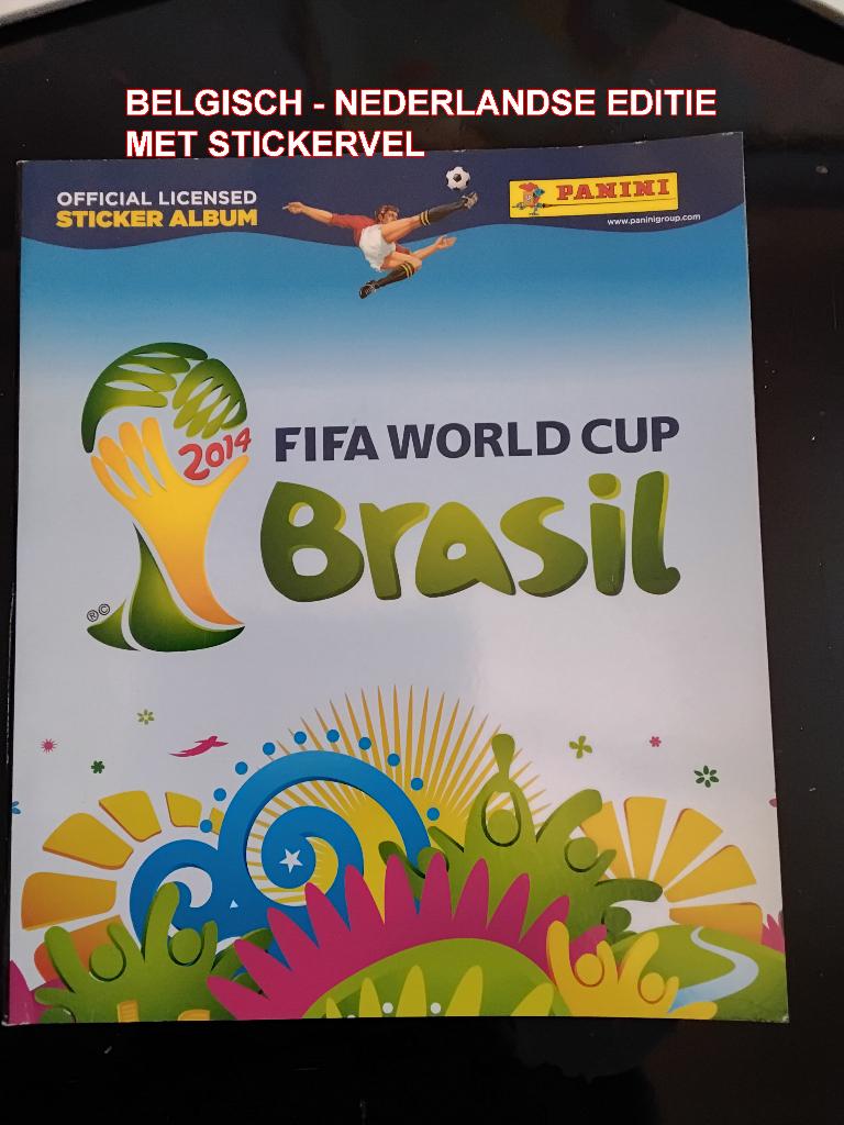 Panini boek WK 2014 Brazilië MESSI - NEYMAR - VANPERSIE, Ophalen, Zo goed als nieuw, Plaatje