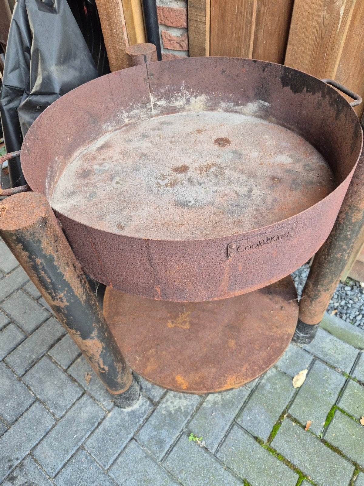 Cookking Montana vuurschaal en bbq, Ophalen, Gebruikt