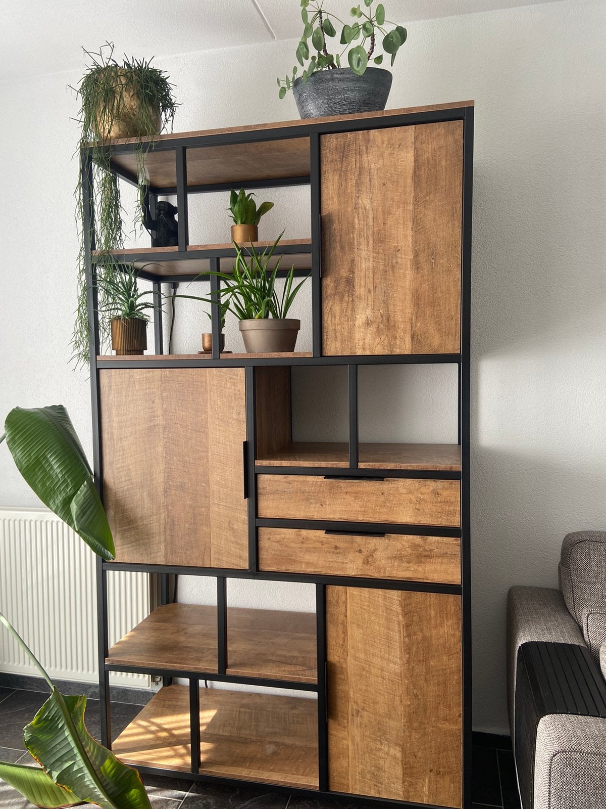Bombay dressoir + Bombay wandkast, Huis en Inrichting, Kasten | Wandmeubels, Ophalen, Zo goed als nieuw, 25 tot 50 cm