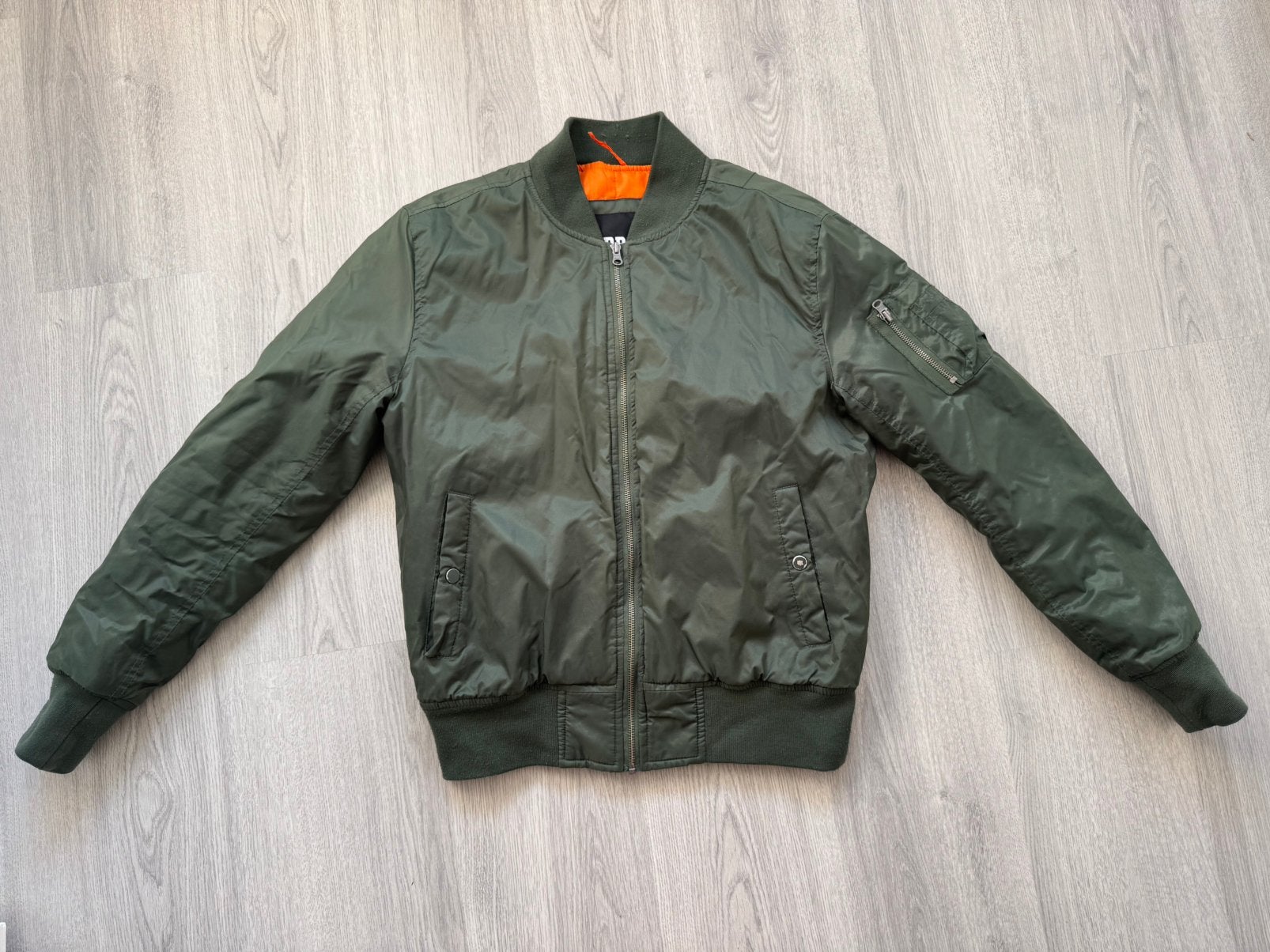 Groene bomber jack, Kleding | Heren, Ophalen of Verzenden, Gedragen, Maat 52/54 (L), Groen