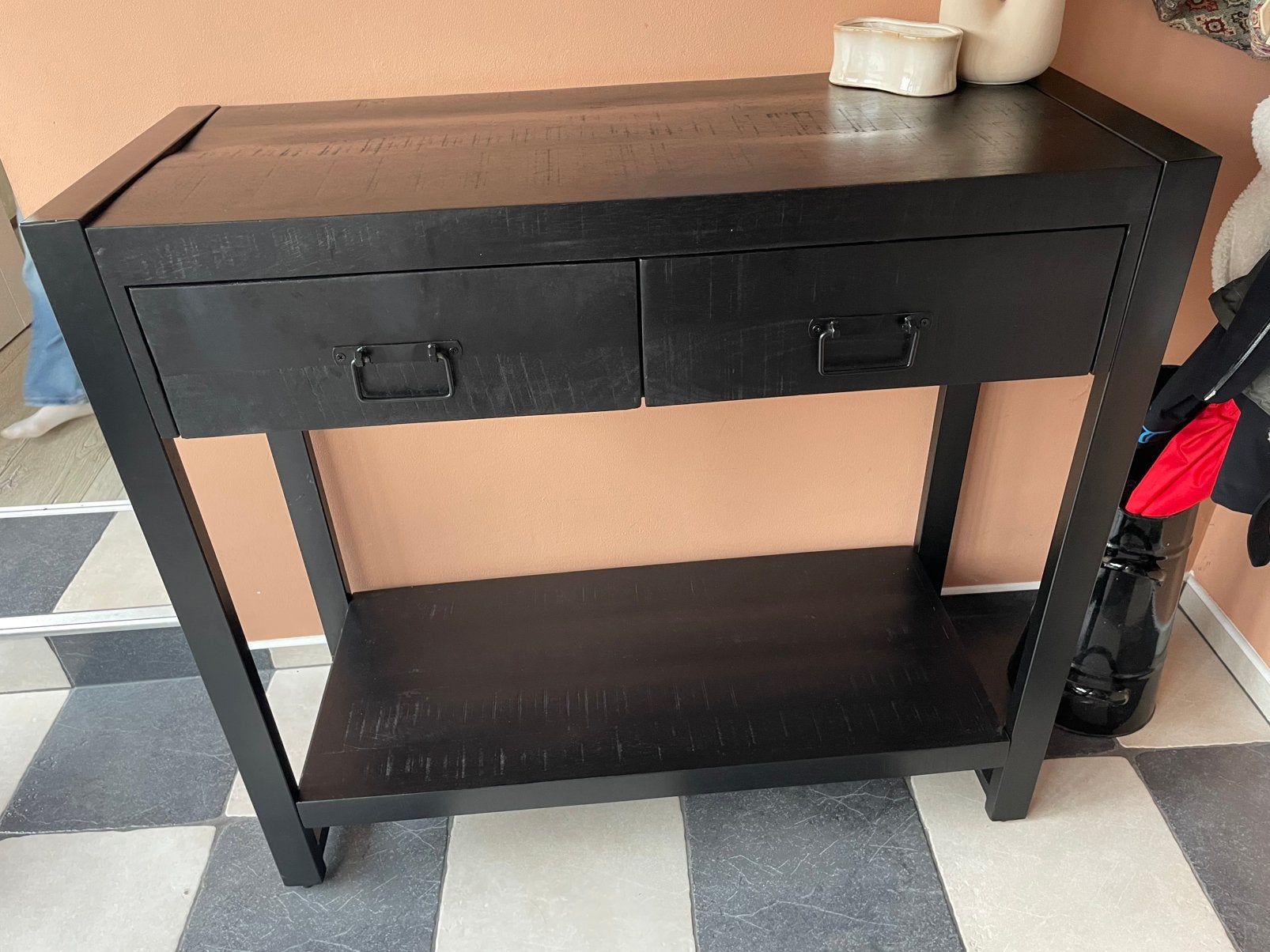 Side table, Huis en Inrichting, Tafels | Sidetables, Ophalen, 100 tot 150 cm, Zo goed als nieuw, 25 tot 50 cm