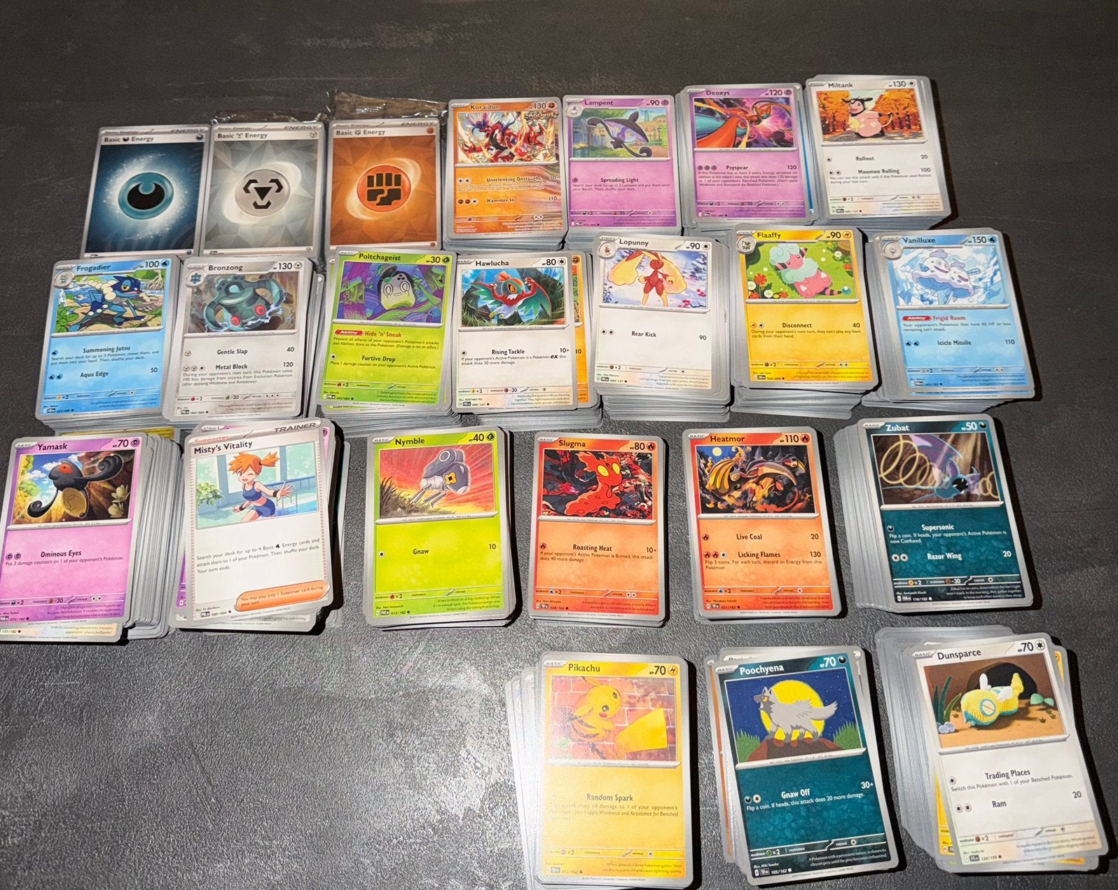 Pokémon bulk kaarten normale, Ophalen, Zo goed als nieuw, Meerdere kaarten