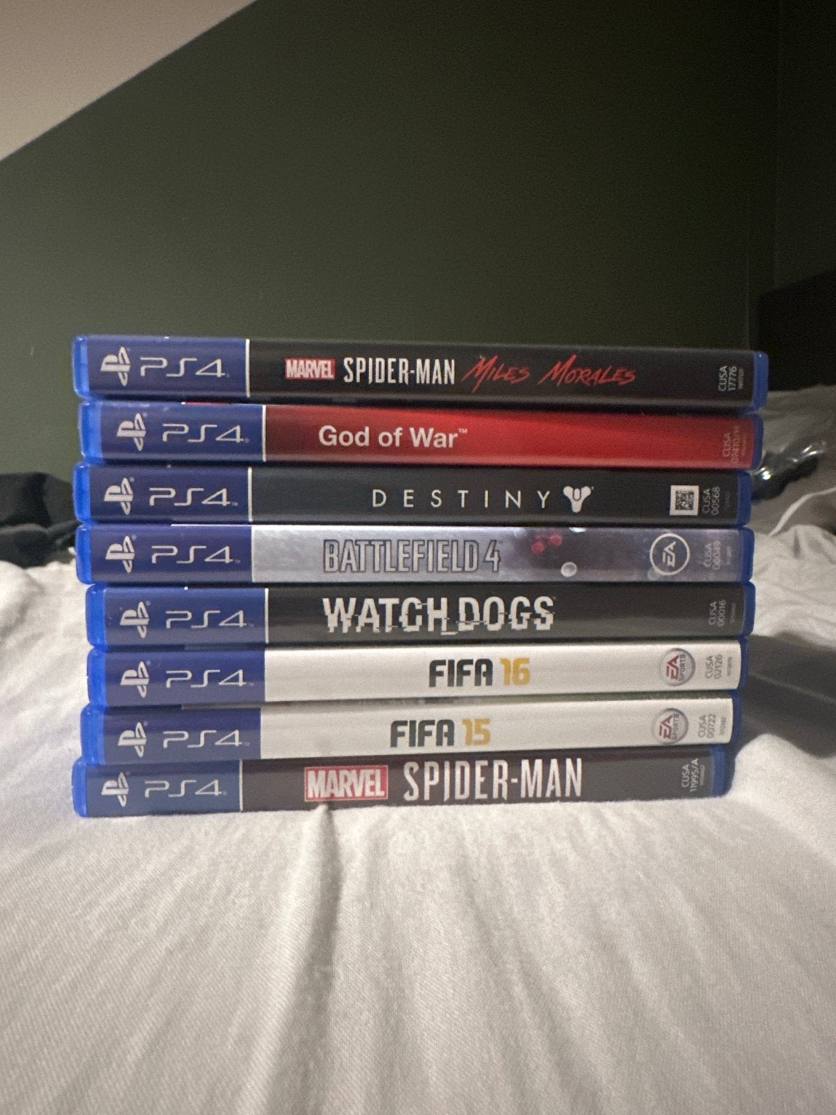 PS4 Games Bundel: Spider-Man, God of War, FIFA en meer!, Ophalen, Online, Gebruikt, Vanaf 18 jaar