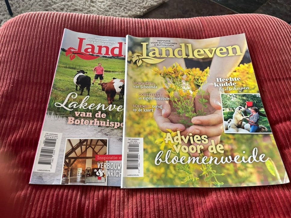 Landleven tijdschriften - juli en augustus 2022, Boeken, Tijdschriften en Kranten, Ophalen of Verzenden, Gelezen, Overige typen