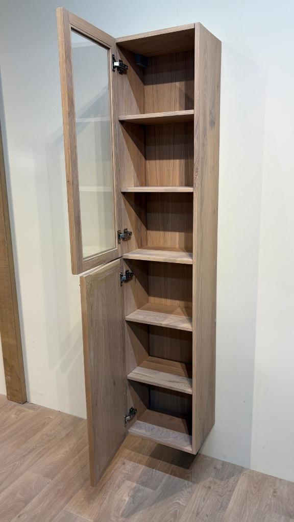kast 180cm eiken, Ophalen of Verzenden, 150 tot 200 cm, 25 tot 50 cm, Minder dan 50 cm