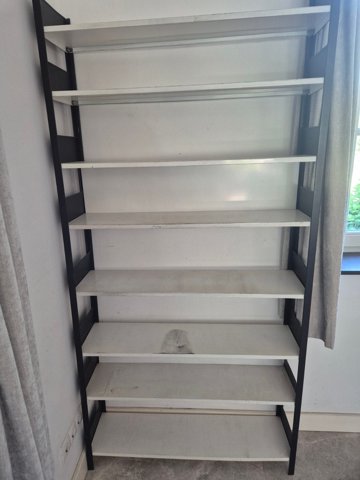 Vintage metalen boekenkast, Ophalen, Metaal, Jaren 60
