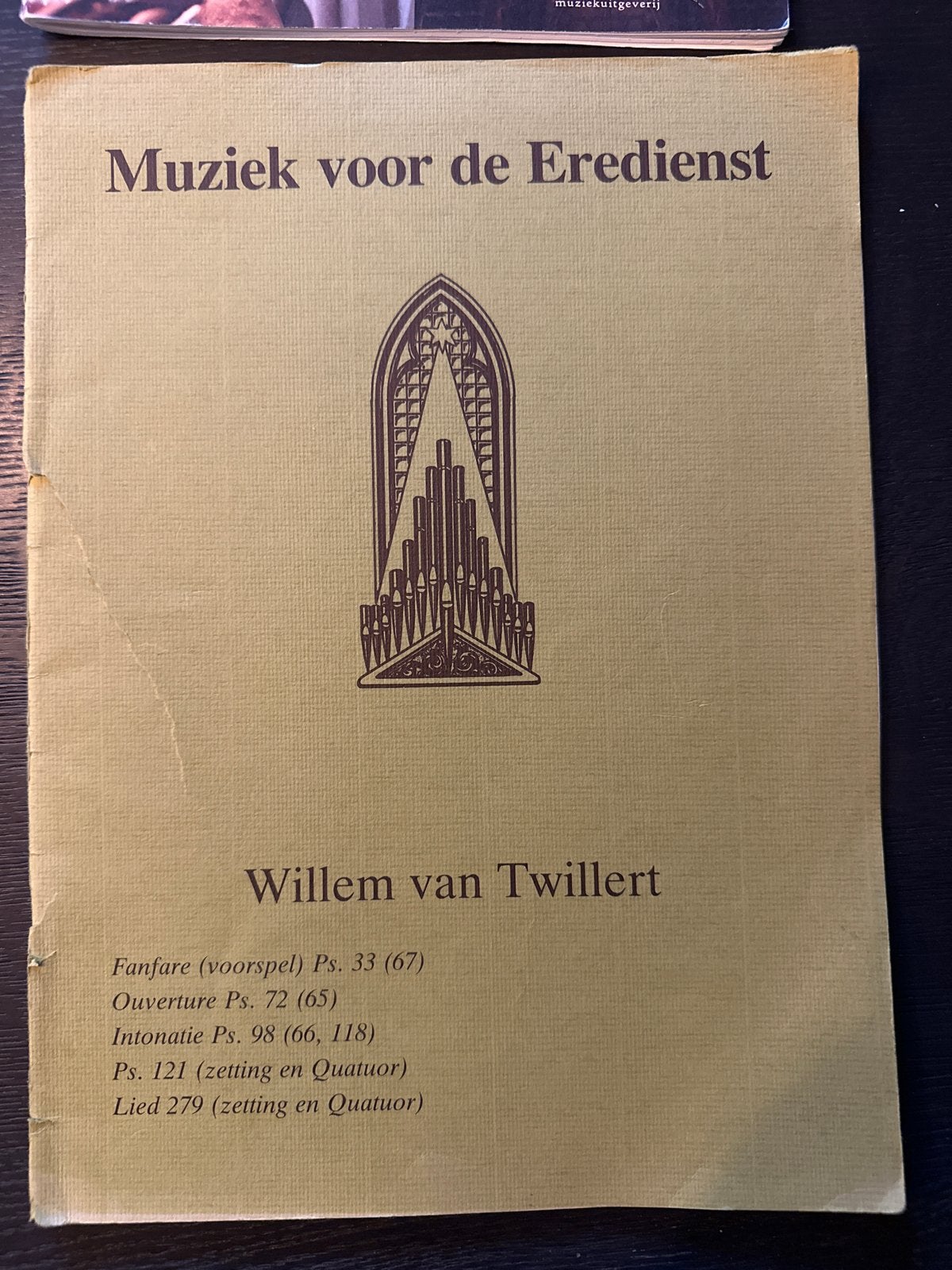 Muziek voor de Eredienst - Willem van Twillert Orgelboek, Orgel, Gebruikt, Klassiek, Ophalen of Verzenden