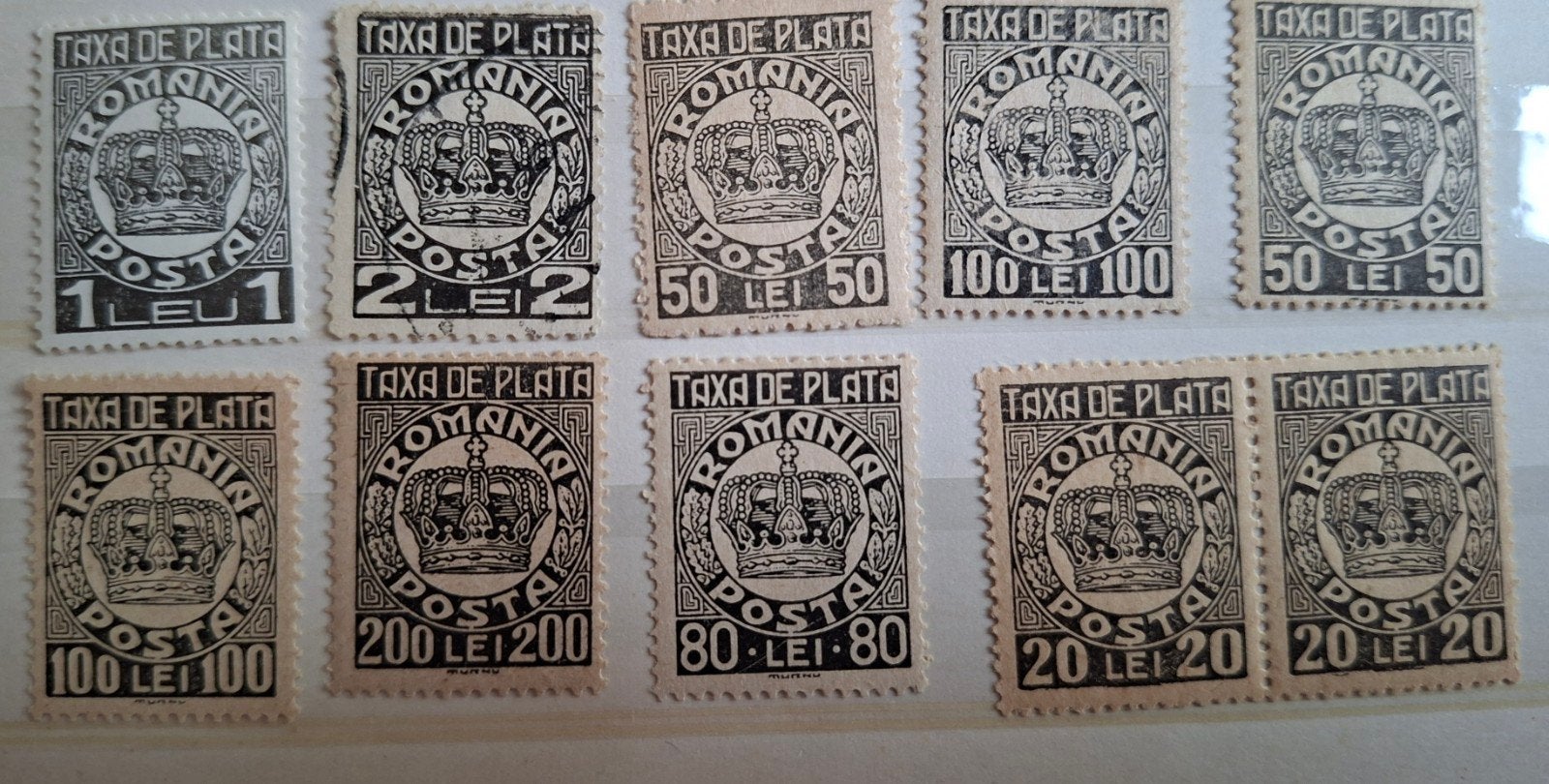Roemenië,  portzegels deel 3 !!, Verzenden, Overige landen