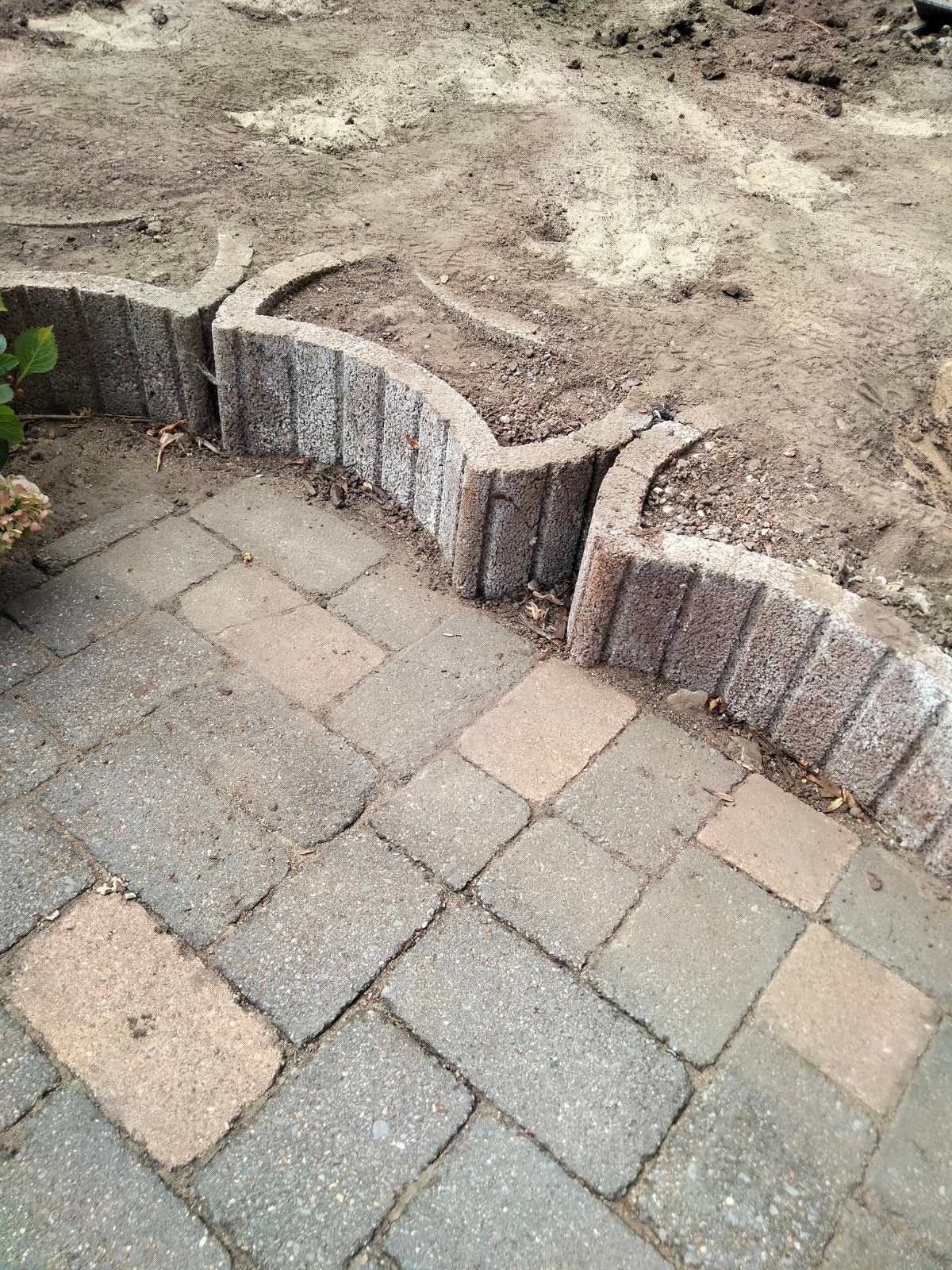 7 stuks betonnen border/palissade, makkelijk te.laden, Ophalen, Gebruikt, 25 tot 50 cm, Border