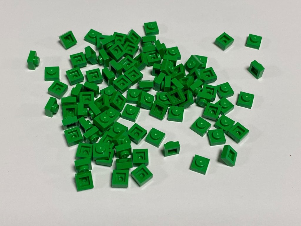 Partij 100x nieuwe 1x1 Lego plaatjes (in diverse kleuren), Overige thema's, Lego, Nieuw, Ophalen of Verzenden